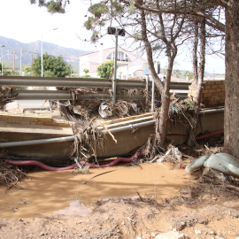 5-9-2023 Destrosses en un càmping del Montsià per la gota freda