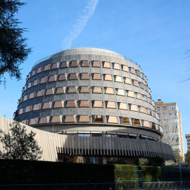 Vista de la fachada del Constitucional, a 9 de enero de 2023, en Madrid.