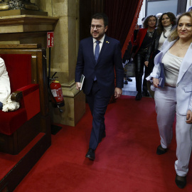 Pere Aragonès, Natlia Mas y Jessica Albiach