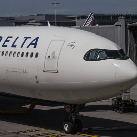 Imagen de archivo de un Airbus A350 de Delta Airlines.