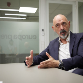 El rector de la Universidad Complutense de Madrid, Joaquín Goyache, durante una entrevista para Europa Press, a 27 de julio de 2023, en Madrid (España).