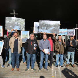 una protesta del mes de novembre a Lleida, en la qual els pagesos demanaven cobrar els ajuts pel temporal 'Filomena'.