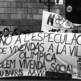 La oposición silenciada contra la especulación, la privatización y la venta de la Barcelona olímpica