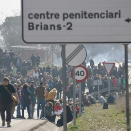 Accés a Brians 1 i 2, bloquejat pels funcionaris de presons