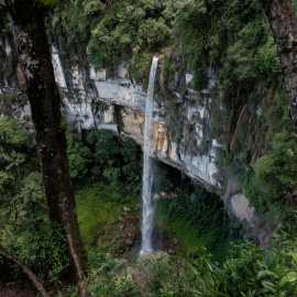 Imagen de archivo de las cataratas Yumbilla, cerca de la localidad de Cuispes, región norte peruana de Amazonas.