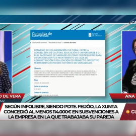 Momento del ataque de Ana Vázquez a Ana Pardo de Vera en 'Todo es Mentira'