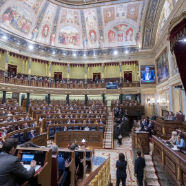 Hemiciclo durante una sesión plenaria, en el Congreso de los Diputados, a 30 de enero de 2024, en Madrid (España).