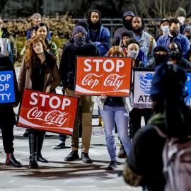 Protesta por la muerte de Tyre Nichols a manos de la Policía de Memphis.