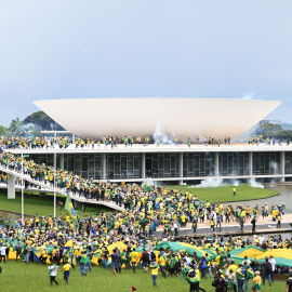 Seguidores de Jair Bolsonaro invadieron el Palacio del Planalto, el Congreso Nacional y el Supremo Tribunal Federal. Imagen de archivo.