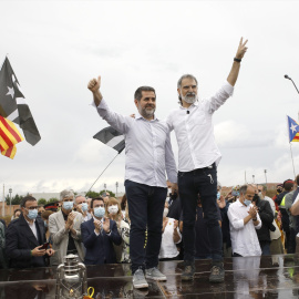 Jordi Cuixart y Jordi Sànchez