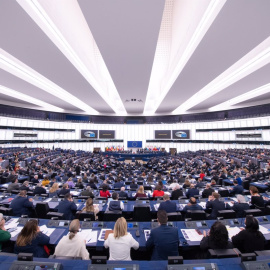 Sesión en la sede del Parlamento Europeo en Estrasburgo.