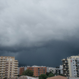 Cielo nublado, a 2 de septiembre de 2023, en Castellón, País Valencià.