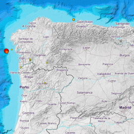 Durante la tarde del jueves se ha registrado un terremoto de magnitud 4,6 en la costa atlántica de Galicia