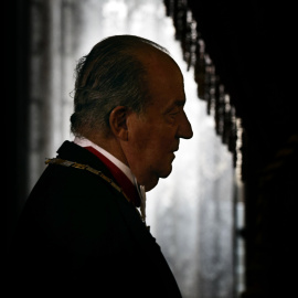 El rey emérito en el Palacio Real de Madrid en una imagen de archivo del 9 de junio de 2014.