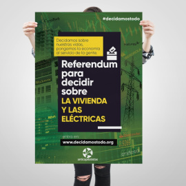 Anticapitalistas impulsará una campaña para pedir un referéndum sobre vivienda y eléctricas