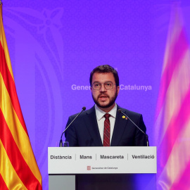 04/05/2021. El president interino del Govern en funciones de la Generalitat de Catalunya, Pere Aragonès. - EFE