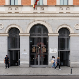 Fachada del Tribunal de Cuentas, a 22 de mayo de 2023, en Madrid.