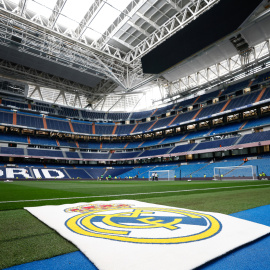 Imagen general del Santiago Bernabéu, estadio del primer equipo del Real Madrid.