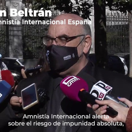 Declaraciones del director de Amnistía Internacional España, Esteban Beltrán