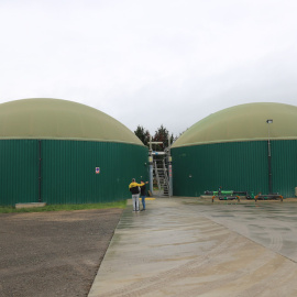 Una planta de biogas al municipi gironí de Vilobí d'Onyar.