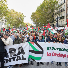 20/2/24 - Foto de archivo de una manifestación en apoyo al Sahara Occidental,  a 11 de noviembre de 2023, en Madrid (España).