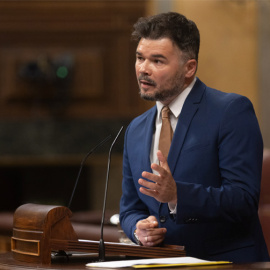 Gabriel Rufián, en una foto de archivo del pasado día 17.- EDUARDO PARRA (EUROPA PRESS)