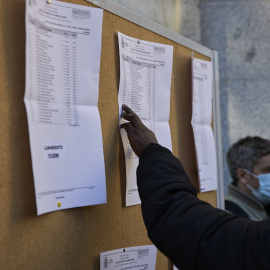 Celebración de los exámenes MIR, en la Facultad de Educación de la Universidad Complutense de Madrid, a 29 de enero de 2022, en Madrid (España).