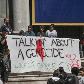 Protesta estudiantil Gaza