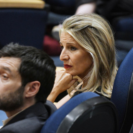 24/06/2024 La vicepresidenta segunda y ministra de Trabajo, Yolanda Díaz, durante un acto a 18 de junio de 2024, en Madrid.