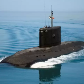 Submarino de combate ruso 'Rostov-na-Donu'.