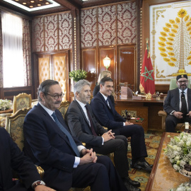 ARCHIVO. El presidente del Gobierno Pedro Sánchez se reúne con el Rey de Marruecos Mohamed VI, en 2019.