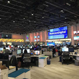 3/2/22-Vista de los estudios Univisión de Miami