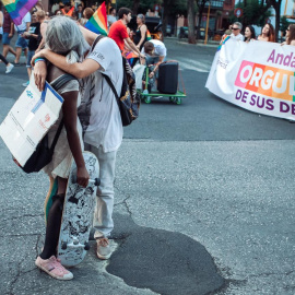 Imagen de archivo de una manifestación del Orgullo en Sevilla.