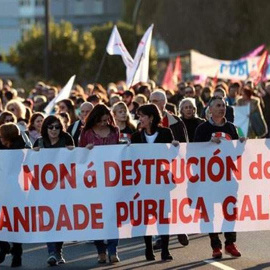 Ola de protestas en Galicia tras el funesto legado sanitario de Feijóo