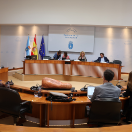 6/10/23 Reunión de la Comisión Institucional del Parlamento de Galicia el pasado jueves.