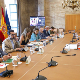 La vicepresidenta tercera y ministra para la Transición Ecológica, Teresa Ribera, en una reunión del Consejo de ministros de Energía de la UE, en Madrid, a 27 de julio de 2022.