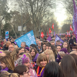 Manifestación de la Comisión 8M en Madrid, a 8 de marzo de 2023. — Alfredo Langa