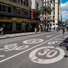 Vía urbana Madrid