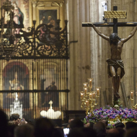 El Cristo de las Almas, de la Hermandad de los Javieres