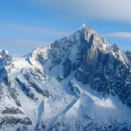 Fotografía de los Alpes franceses.