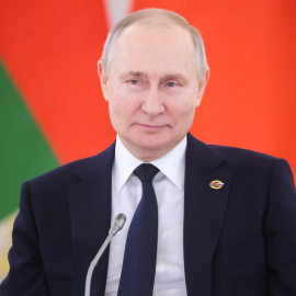 El presidente Vladimir Putin en la reunión del Consejo Supremo de Estado de la Unión de Rusia y Bielorrusia en Moscú