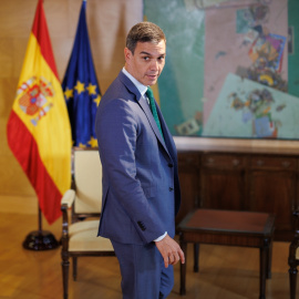 El secretario general del PSOE y presidente del Gobierno en funciones, Pedro Sánchez,  en el Congreso de los Diputados, a 9 de octubre de 2023, en Madrid