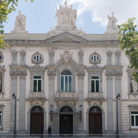 Fachada del Tribunal Supremo, a 7 de julio de 2023, en Madrid.