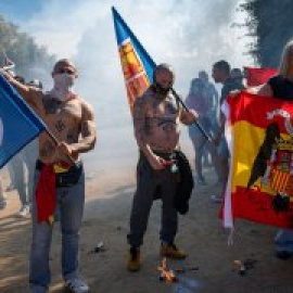 Democracia Nacional reta la Ley de Memoria con un aquelarre fascista por el 12 de octubre en Montjuïc