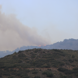 17-4-2023 Els Bombers donen per estabilitzat l'incendi de la Catalunya del Nord