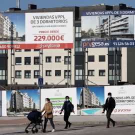 Una promoción de viviendas en Madrid.