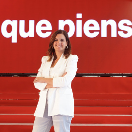 La vicealcaldesa de València y candidata del PSOE en las elecciones municipales, Sandra Gómez, tras la entrevista con Público.