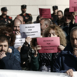 huelga de funcionarios Justicia