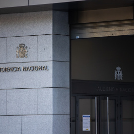 Entrada a la Audiencia Nacional a 7 de octubre de 2021, en Madrid. Foto de archivo.