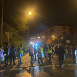 Huelga feminista en Hernani